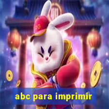 abc para imprimir